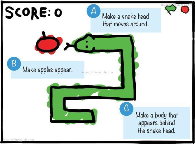 How to make the google snake game in Scratch! [Part 2] 